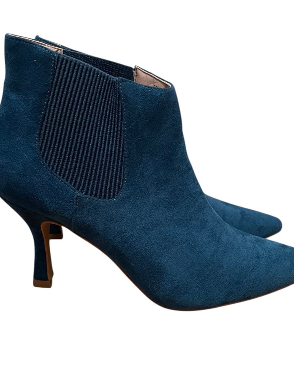 Journee Collection Elitta Bootie Pointed Toe Blue Teal Women’s Size 7.5 - Picture 6 of 10